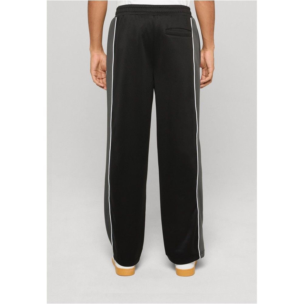Urban Classics - Interlock College Wideleg Trainingsbroek - Zwart